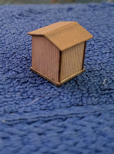 Ein Geräteschuppen